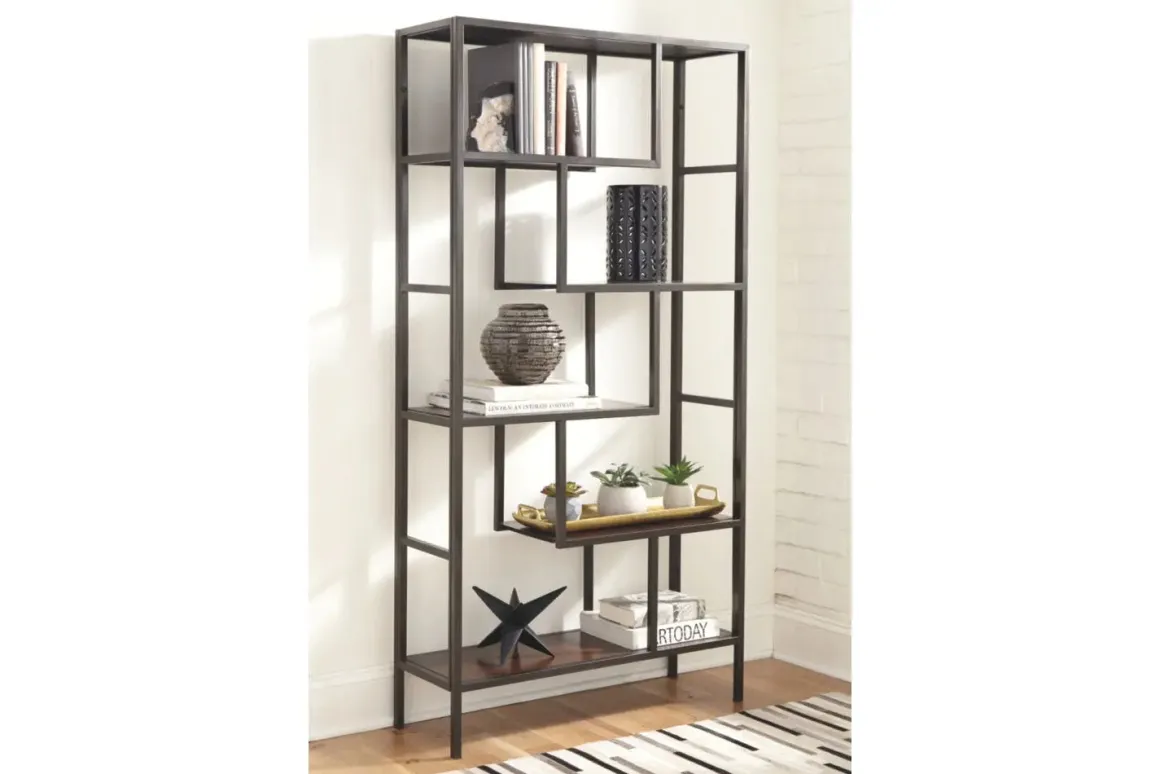 Frankwell Tall Bookcase In Brown
