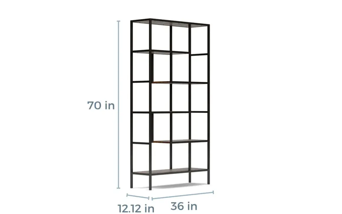 Frankwell Tall Bookcase In Brown