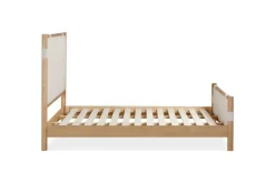 Furano Channel Upholstered Panel Bed In Ginger, Full