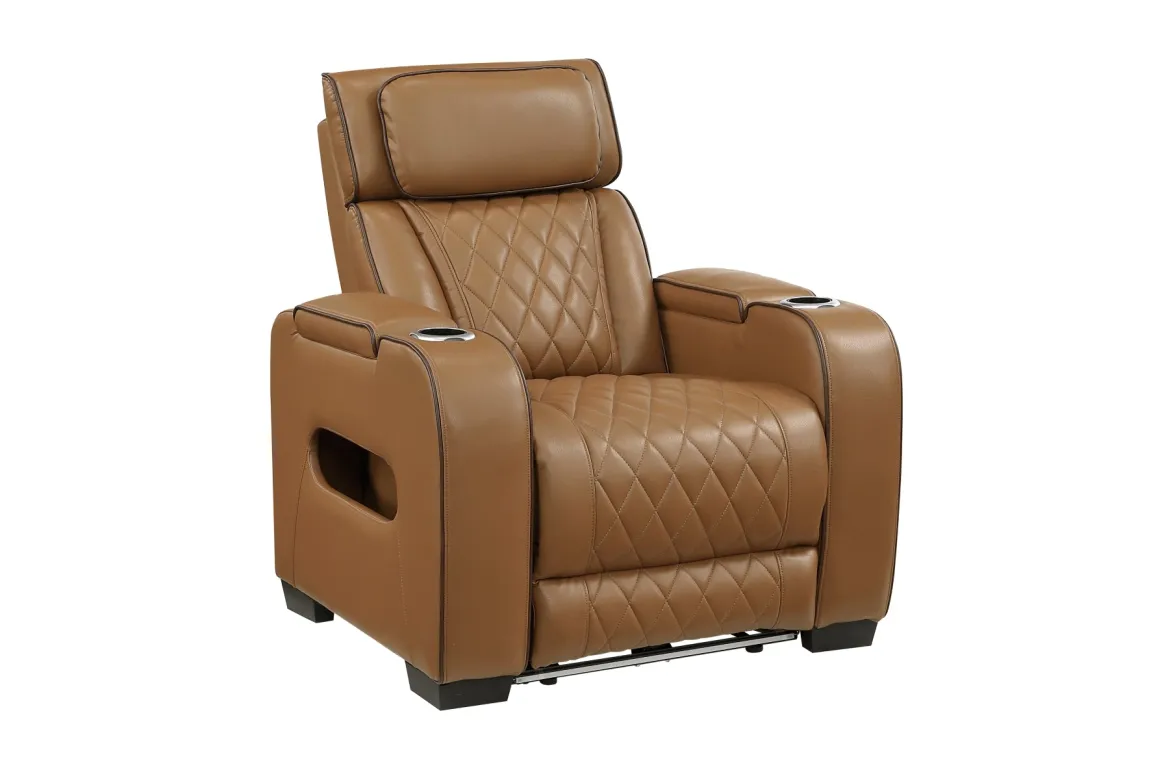 Gallington 2 Power Recliner In Brown