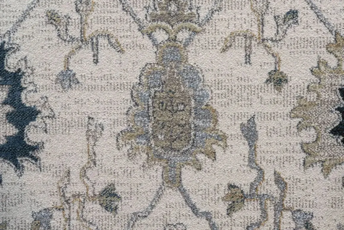 Gatsby Regent Rug In Ivory & Green, 5’ X 7’