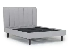 Gavin Upholstered Adjustable Foundation Bed In Charcoal, Full