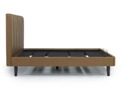 Gavin Upholstered Adjustable Foundation Bed In Charcoal, Full