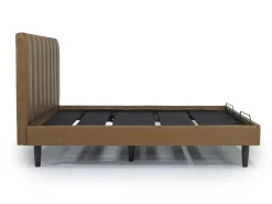 Gavin Upholstered Adjustable Foundation Bed In Charcoal, Full