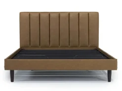 Gavin Upholstered Adjustable Foundation Bed In Charcoal, Full