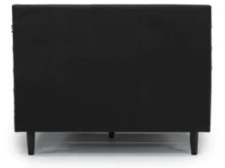 Gavin Upholstered Adjustable Foundation Bed In Charcoal, Full