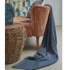Gayelery Throw Blanket In Blue