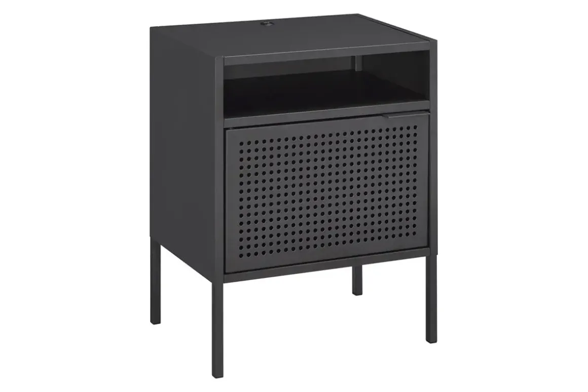 Gemma Usb Nightstand In Gray