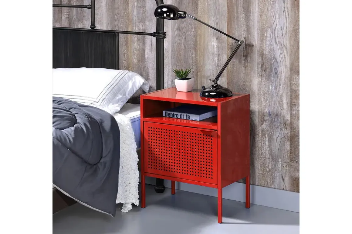 Gemma Usb Nightstand In Gray