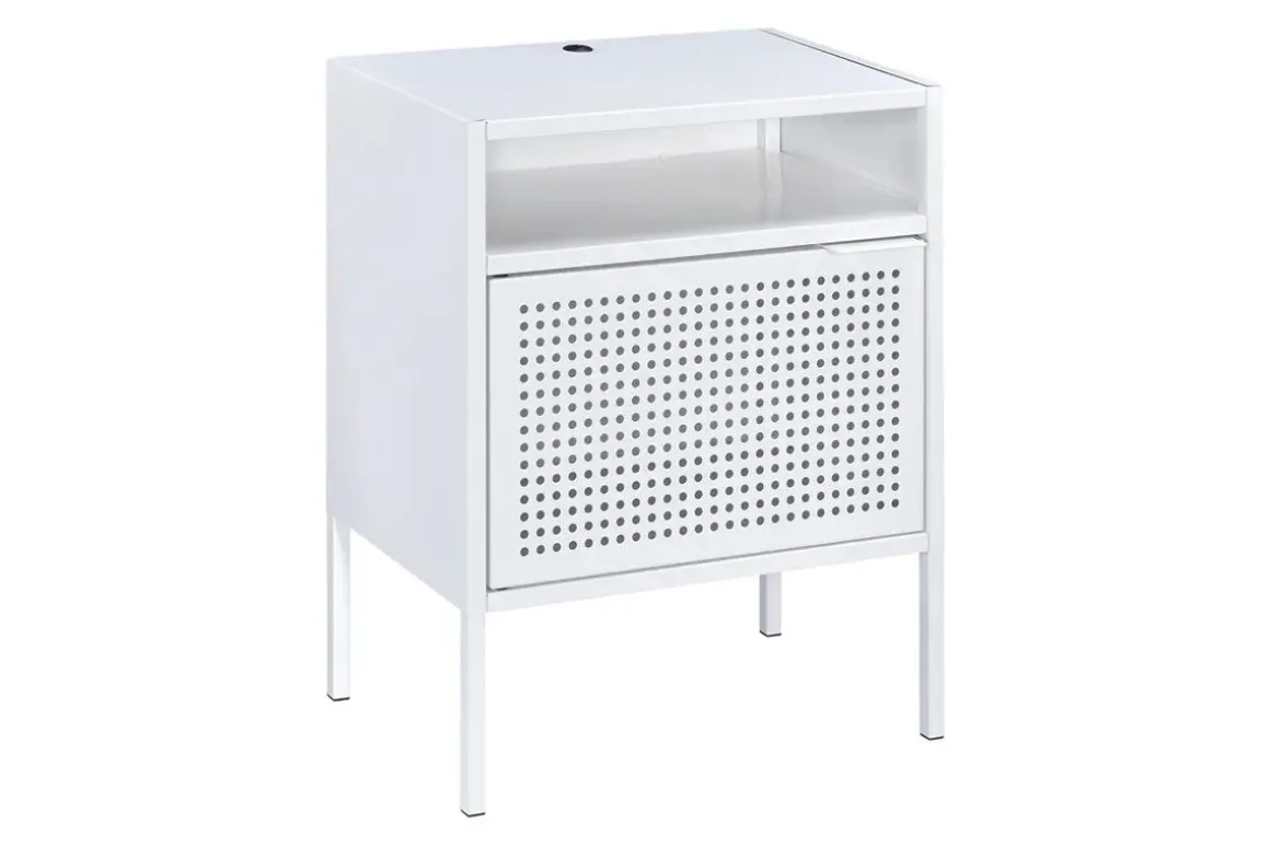 Gemma Usb Nightstand In Gray