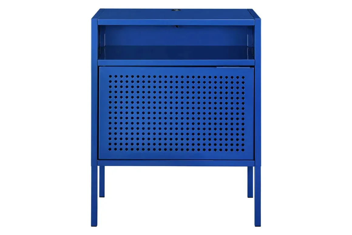 Gemma Usb Nightstand In Gray