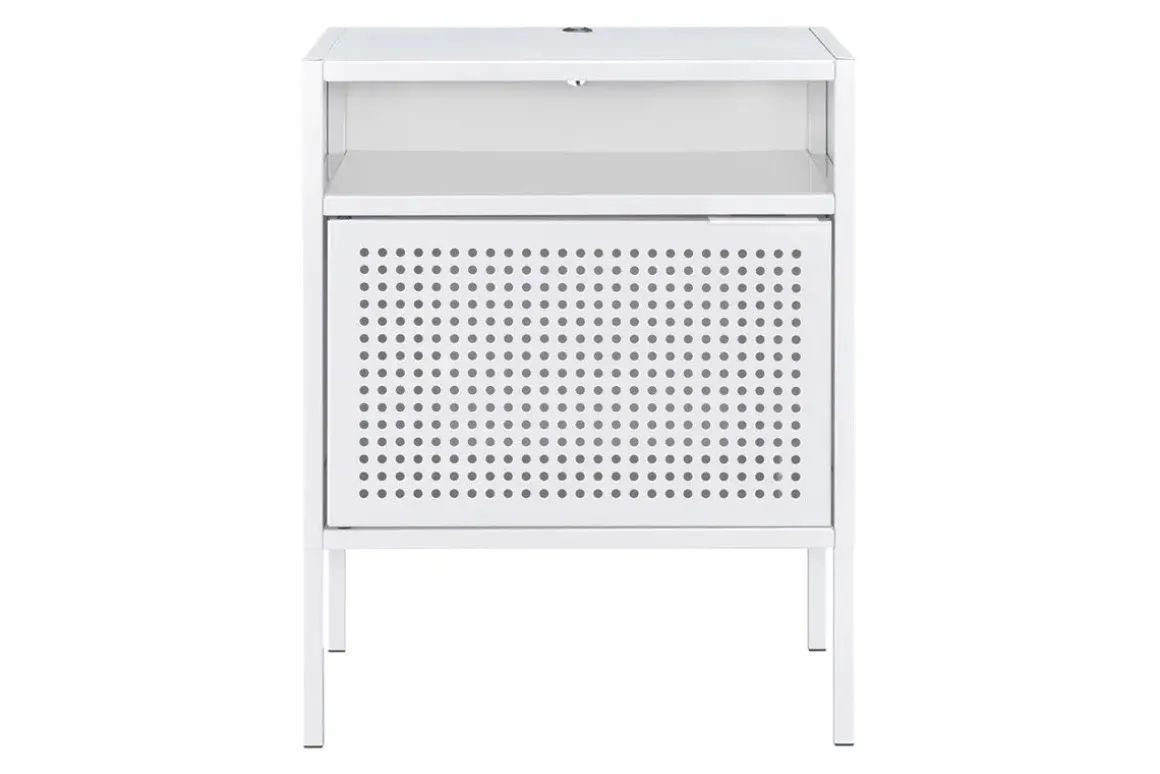 Gemma Usb Nightstand In Gray