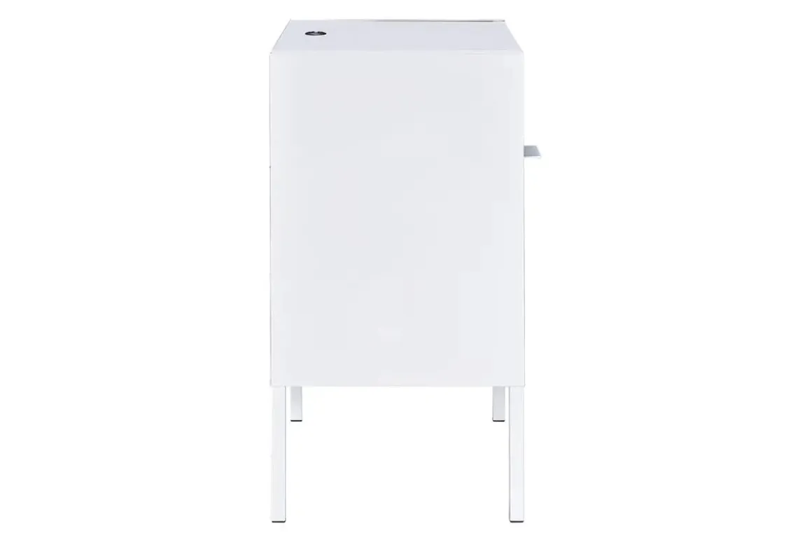 Gemma Usb Nightstand In Gray