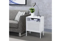 Gemma Usb Nightstand In Gray