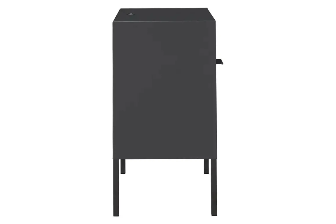 Gemma Usb Nightstand In Gray
