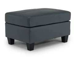 Genoa Ottoman In Coconut Leather