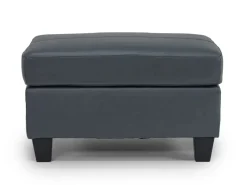 Genoa Ottoman In Coconut Leather