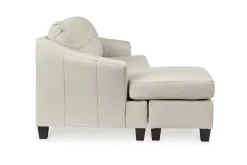 Genoa Sofa Chaise In Coconut Leather