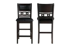 Gia Counter Height Stool In Gray, Set Of 2