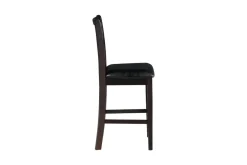 Gia Counter Height Stool In Gray, Set Of 2