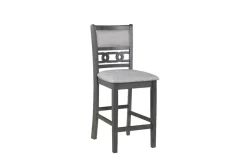 Gia Counter Height Stool In Gray, Set Of 2