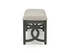 Gia Dining Bench In Dark Brown