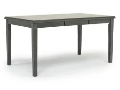 Gia Dining Table & 4 Chairs In Dark Brown