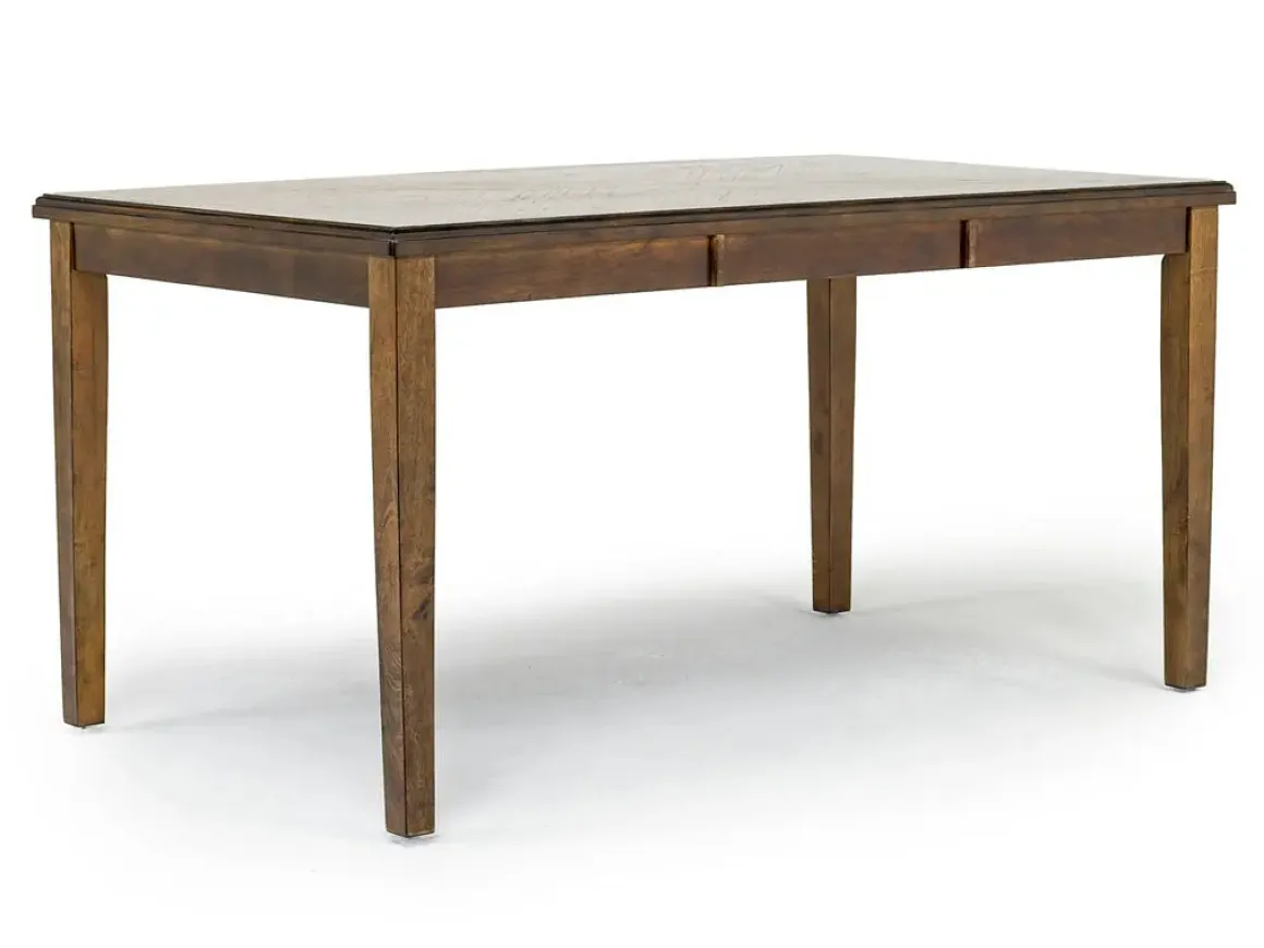 Gia Dining Table & 4 Chairs In Dark Brown