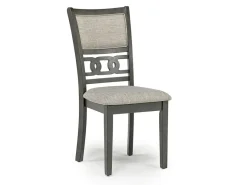 Gia Dining Table & 4 Chairs In Dark Brown