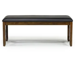 Gia Dining Table, 4 Chairs & Bench In Light Brown