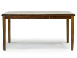 Gia Dining Table, 4 Chairs & Bench In Light Brown