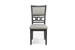 Gia Round Dining Table & 4 Chairs In Dark Brown