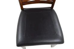 Gia Round Dining Table & 4 Chairs In Dark Brown