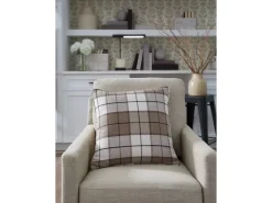 Godricton Accent Pillow In Brown/Black/Cream