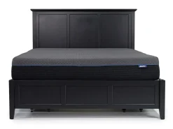 Grace Storage Bed, Dresser, Mirror & Nightstand In Snowfall, Full