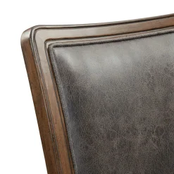 Gramercy Tufted Tall Back Side Chair In Walnut, Set Of 2