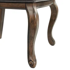 Gramercy Tufted Tall Back Side Chair In Walnut, Set Of 2