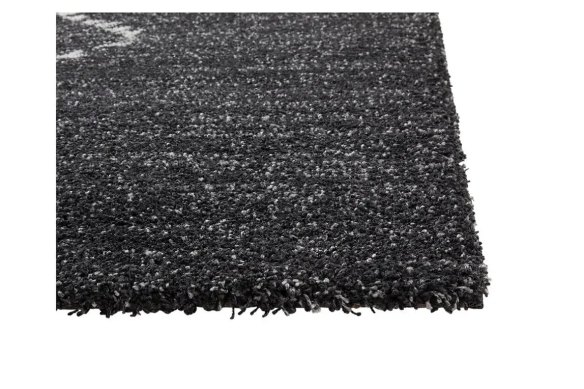 Granada Luna Rug In Diamond Black, 5’ X 8’