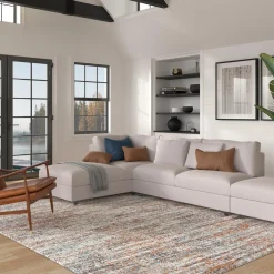 Granada Rio Rug In Rust, 5’ X 7’