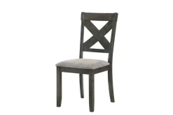 Gulliver Dining Table, 4 Chairs & Bench In Rustic Brown