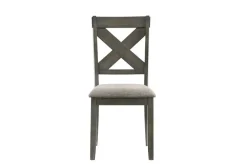 Gulliver Side Chair In Rustic Brown, Set Of 2