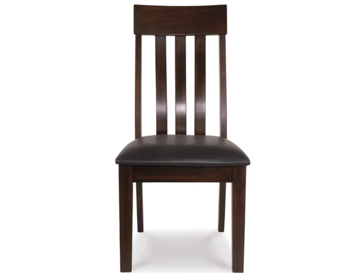 Haddigan Side Chair In Dark Brown, Set Of 2