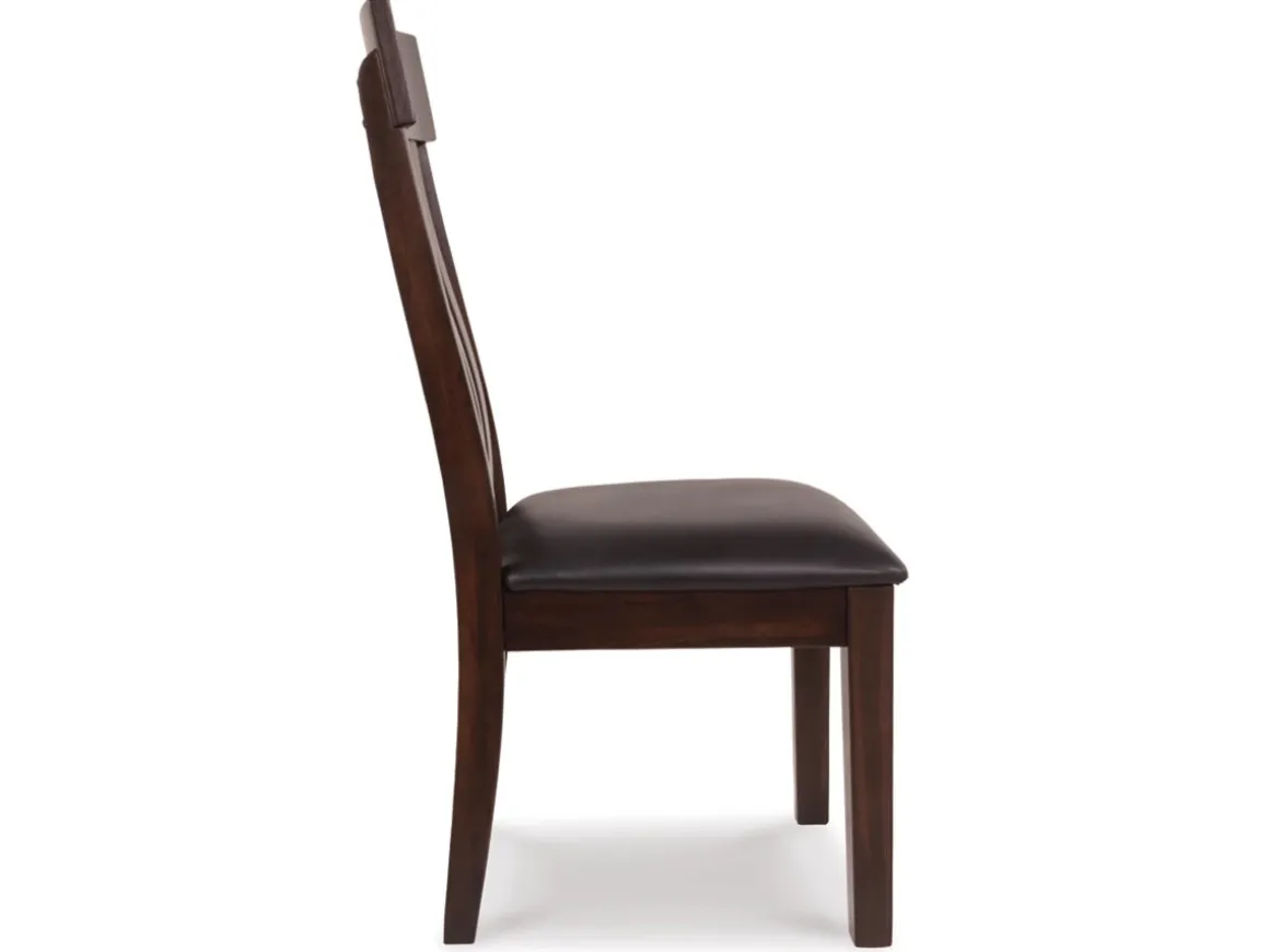 Haddigan Side Chair In Dark Brown, Set Of 2