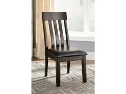 Haddigan Side Chair In Dark Brown, Set Of 2