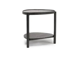 Hadleigh Triangular End Table In Coffee Bean