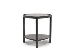 Hadleigh Triangular End Table In Coffee Bean
