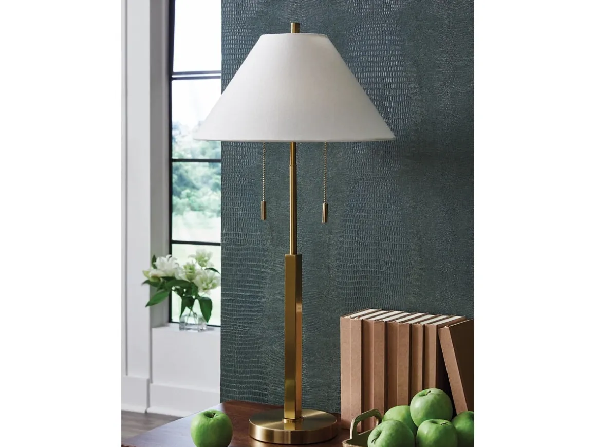 Haigwood Table Lamp In Antique Gold