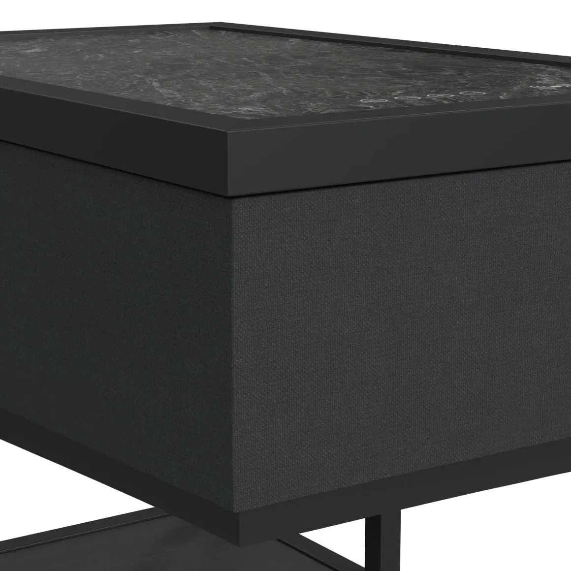 Halo Accent C Table In Black