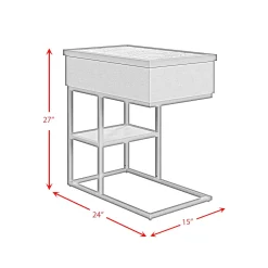 Halo Accent C Table In Black