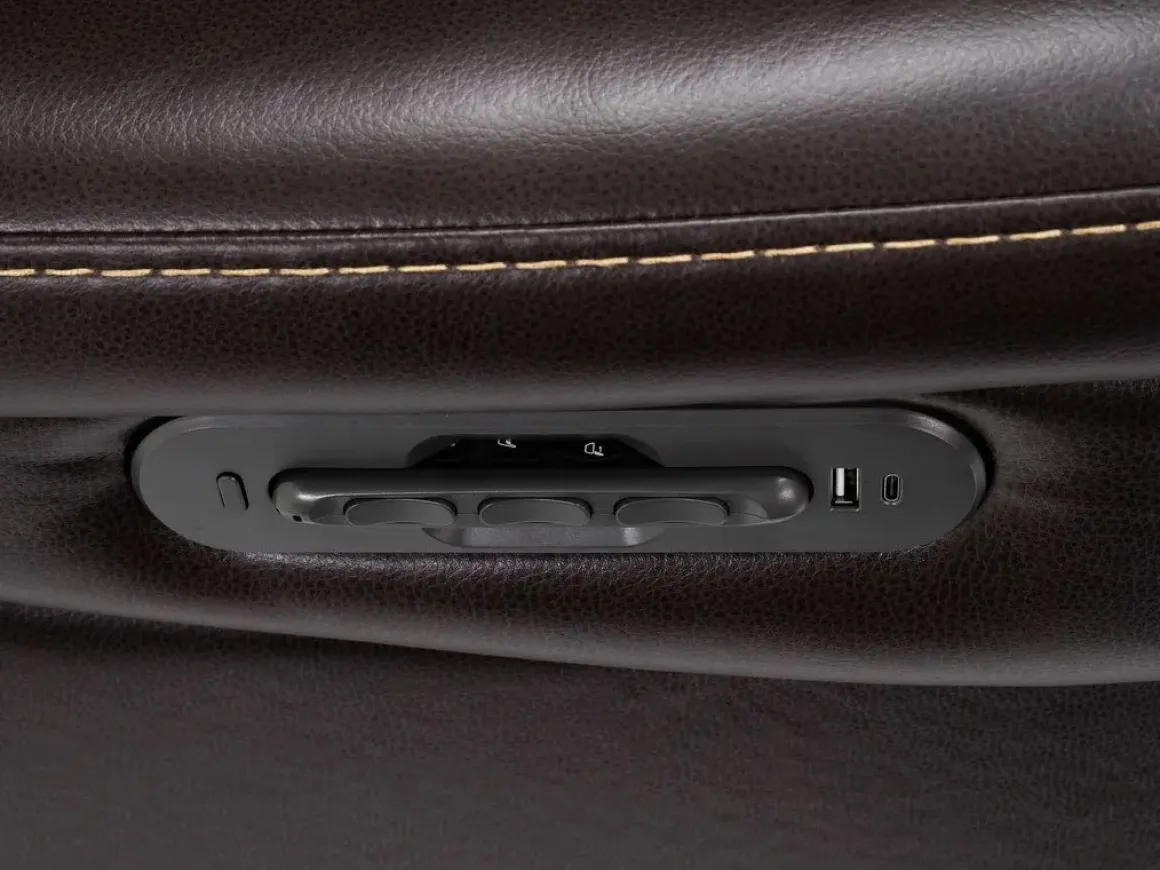 Hamilton 3 Power Recliner In Arula Elephant